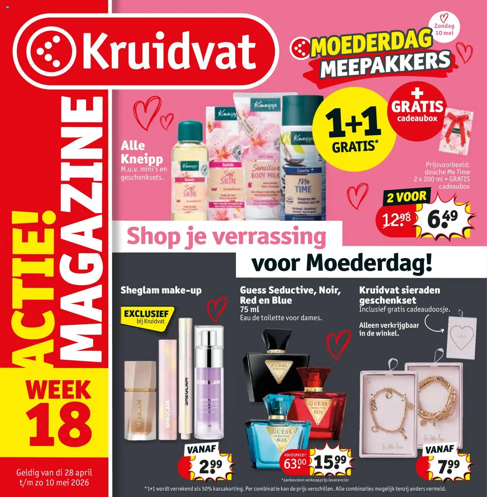 Kruidvat folder week 18 - pagina 1- geldig vanaf 28-04-2026