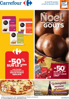 Aperçu Carrefour catalogue semaine 47 valable à partir du 18/11/2025