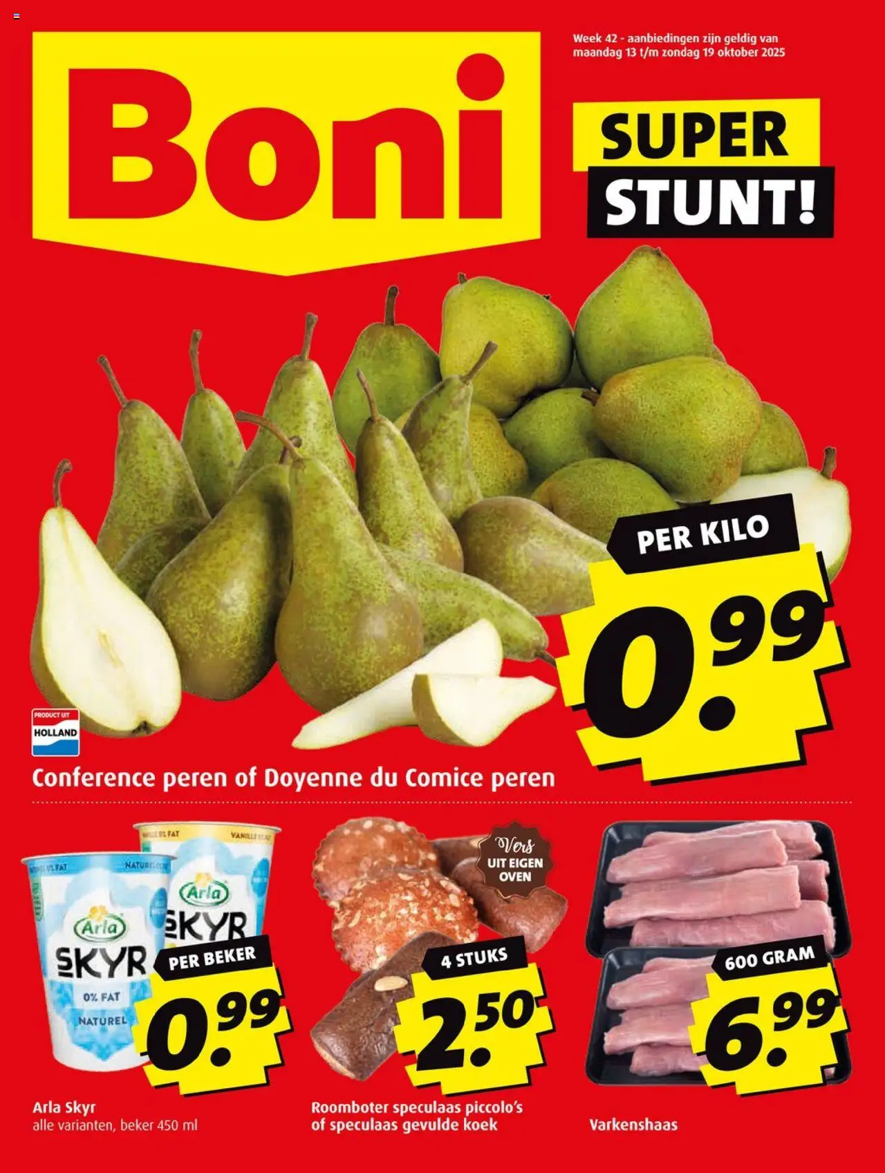 Boni - Folder week 42 - pagina 1- geldig vanaf 13-10-2025