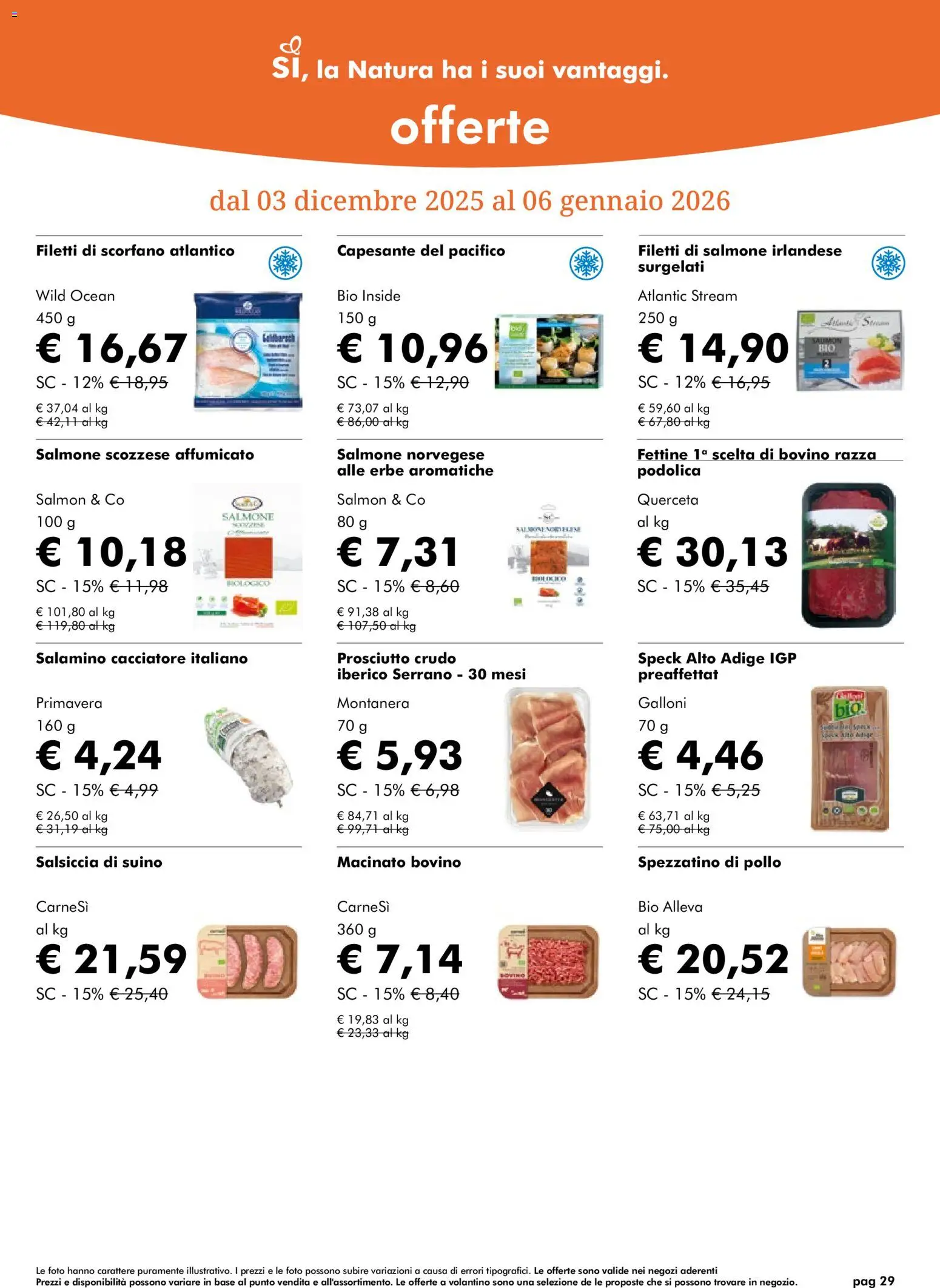 Volantino Natura Sì	 - pagina 29 - valido dal 03/12/2025