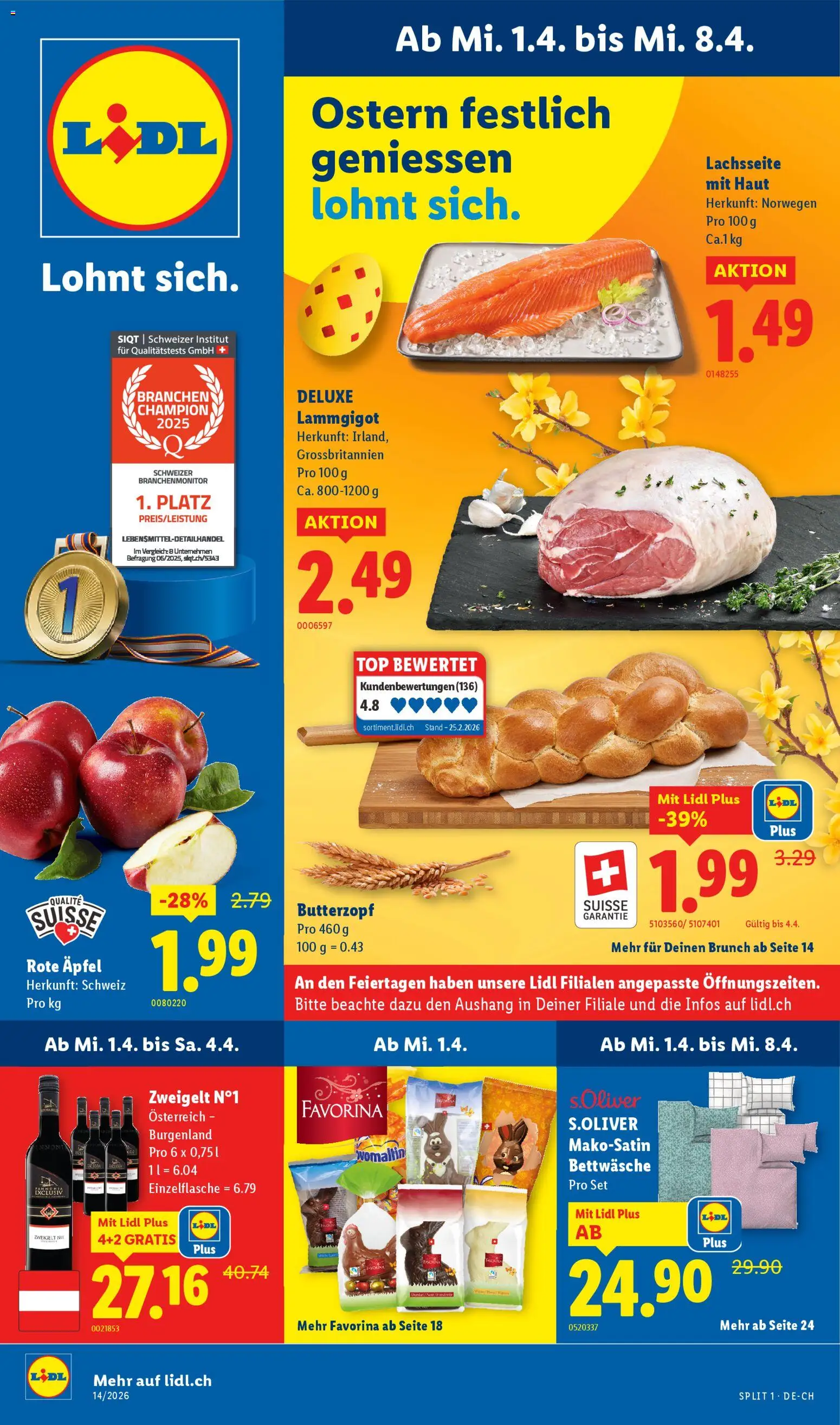 Lidl aktionen - Seite 1- gültig ab 01.04.2026