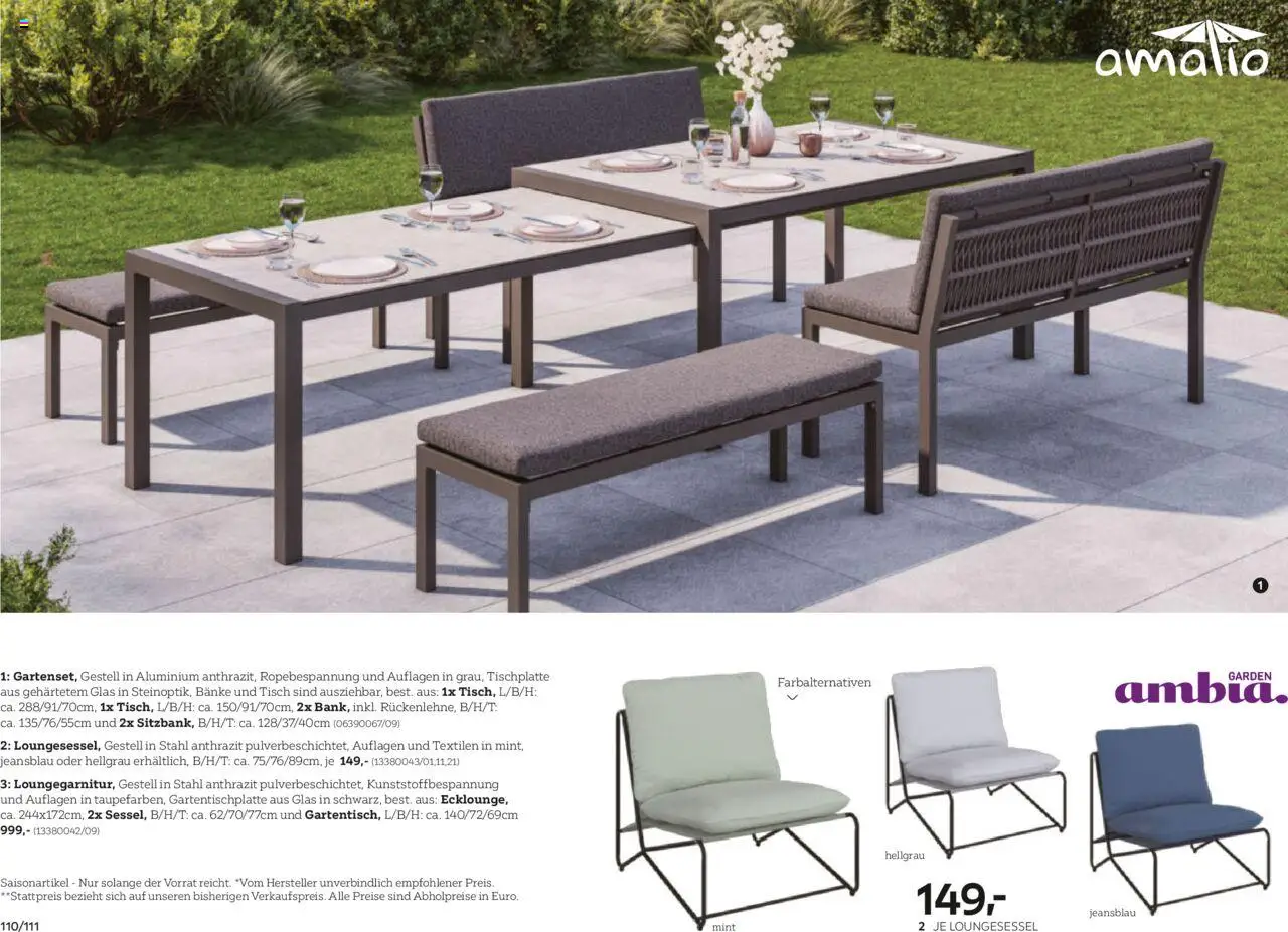 XXXLutz Die neuesten Gartenmöbeltrends 2025 - Seite 110- gültig ab 10.02.2025