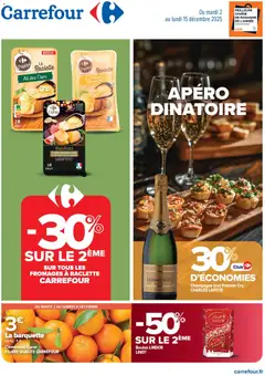 Aperçu Carrefour catalogue Apero dinatoire valable à partir du 02/12/2025