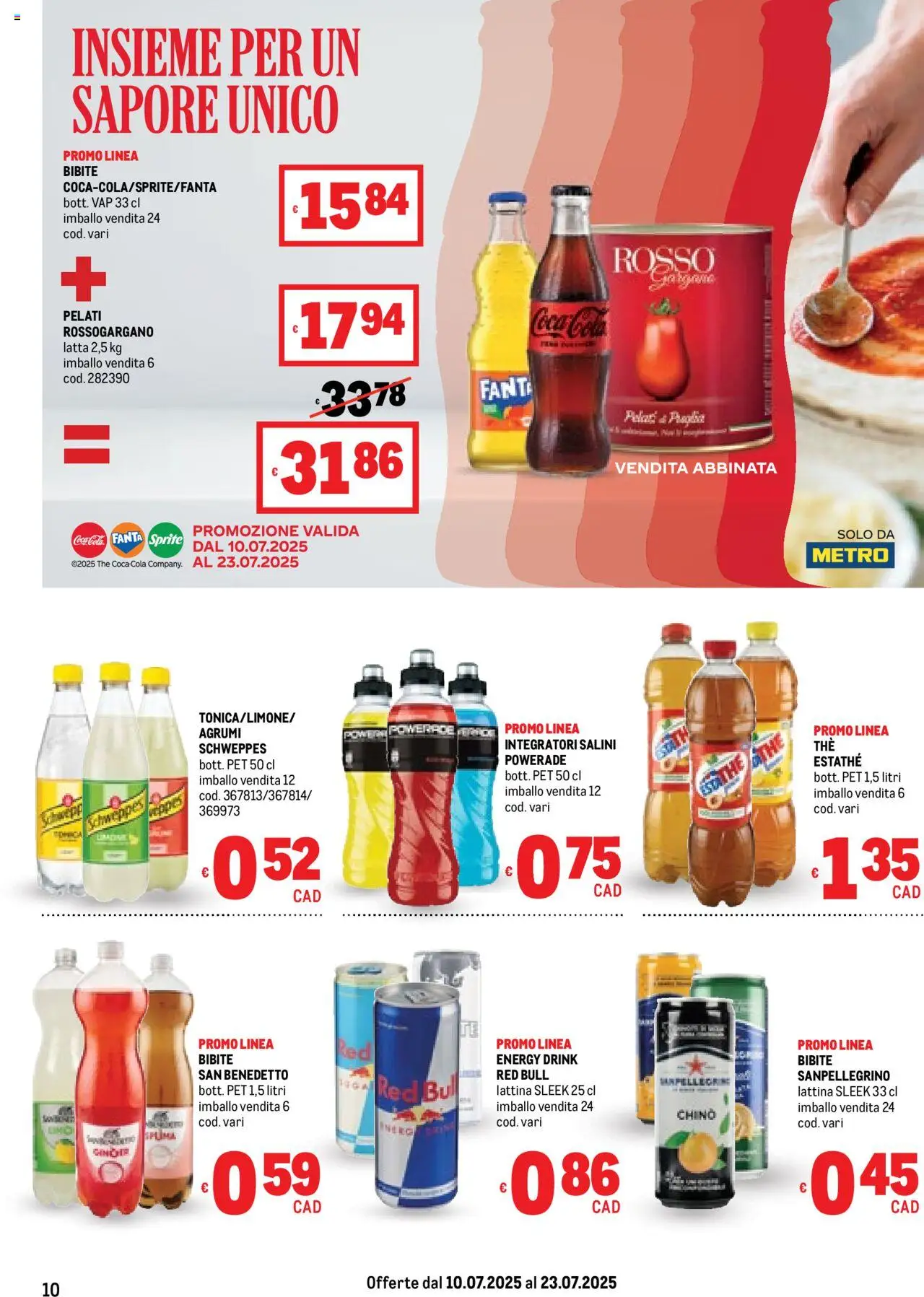 Volantino Metro	 - pagina 10 - valido dal 10/07/2025