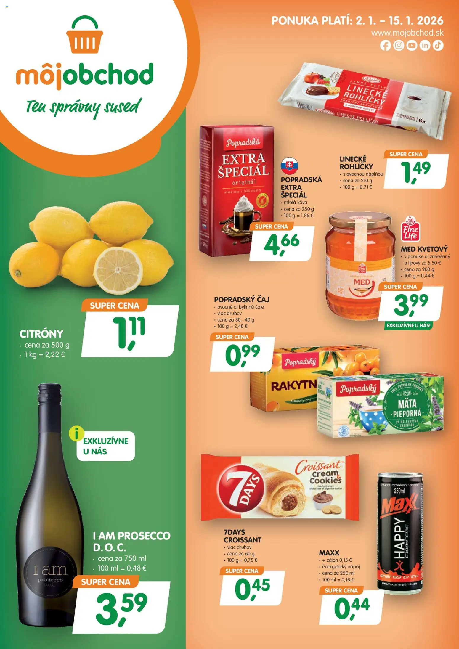 Môj obchod leták - strana 1- platný od 02.01.2026