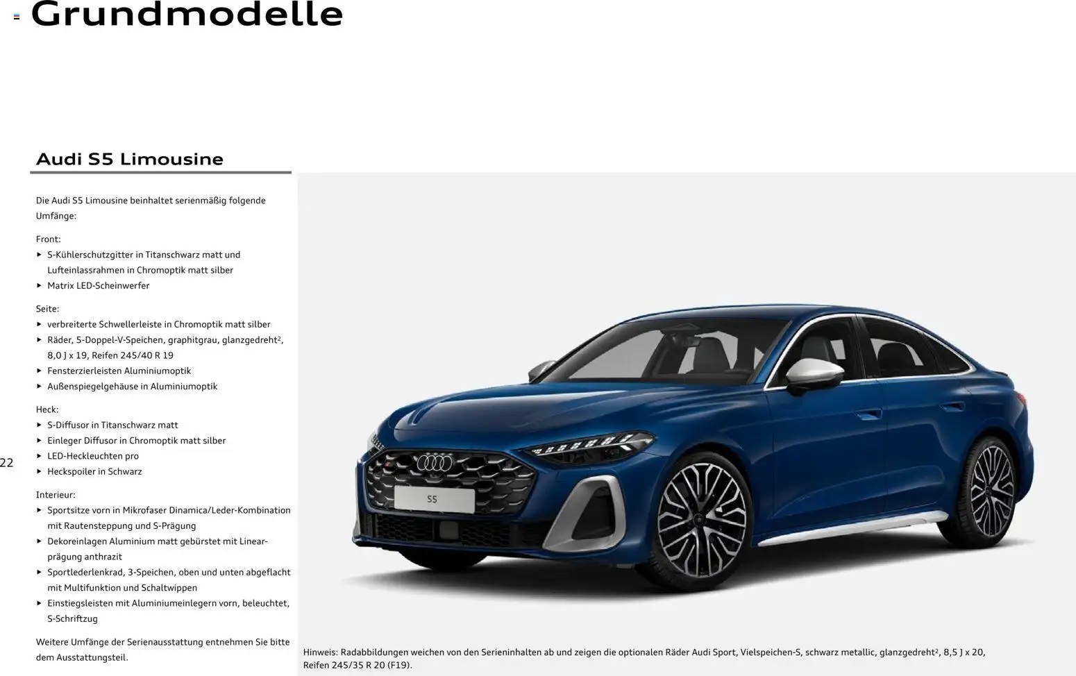 Audi A5 - Seite 22 - gültig ab 28.10.2025