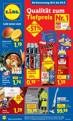 Vorschau Lidl Flugblatt gültig ab 18.09.2025