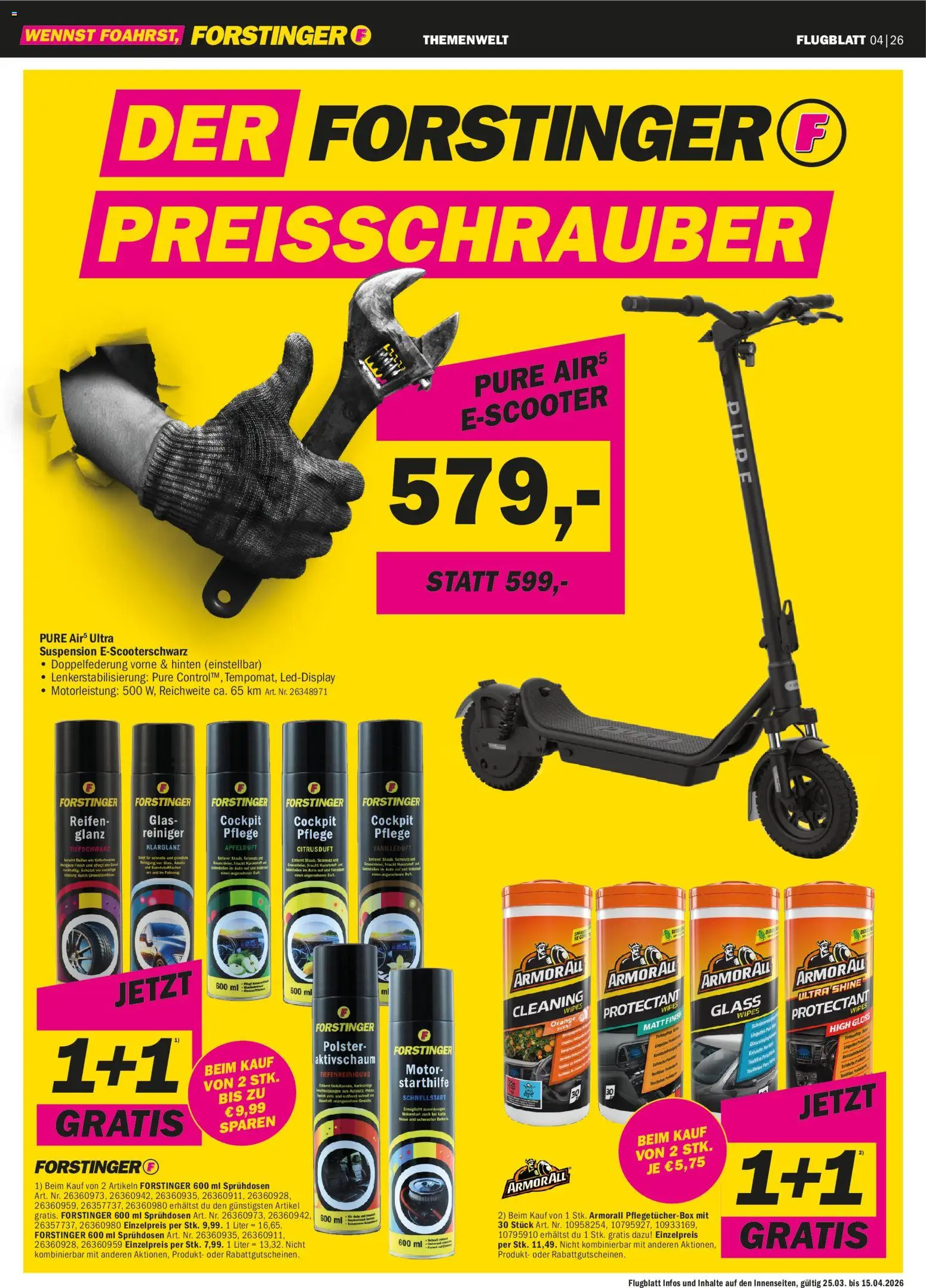 Forstinger Flugblatt - page 8- valid from 25.03.2026