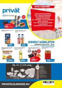 Előnézet PRIVÁT Akciós újság érvényes 2025.10.09.-tól