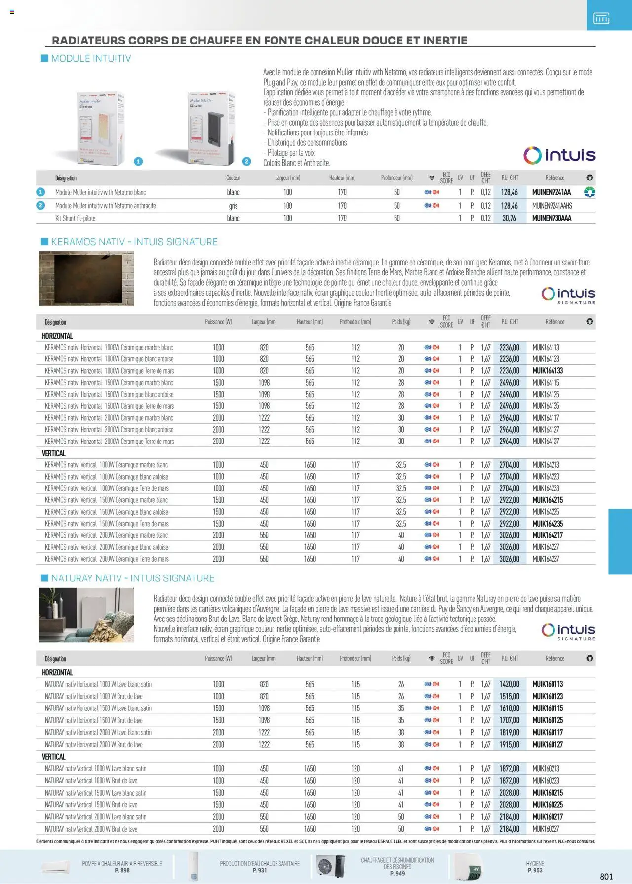 Rexel - Chauffage Électrique, ECS, PAC AIR-AIR Et Qualite De L´Air Interieur - page 7 - valable à partir du 16/07/2025