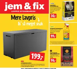 Forhåndsvisning Jem & fix - Tilbudsavis gyldig fra 03/08/2025
