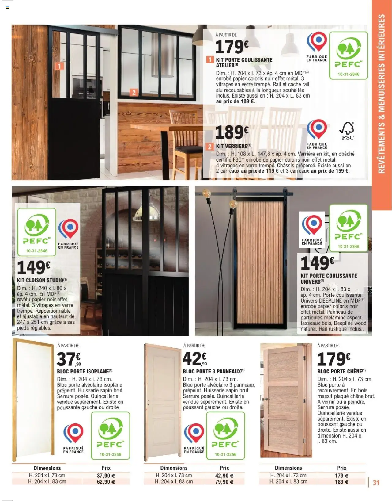 Brico E.Leclerc Guide aménagement intérieur - page 31 - valable à partir du 07/01/2025