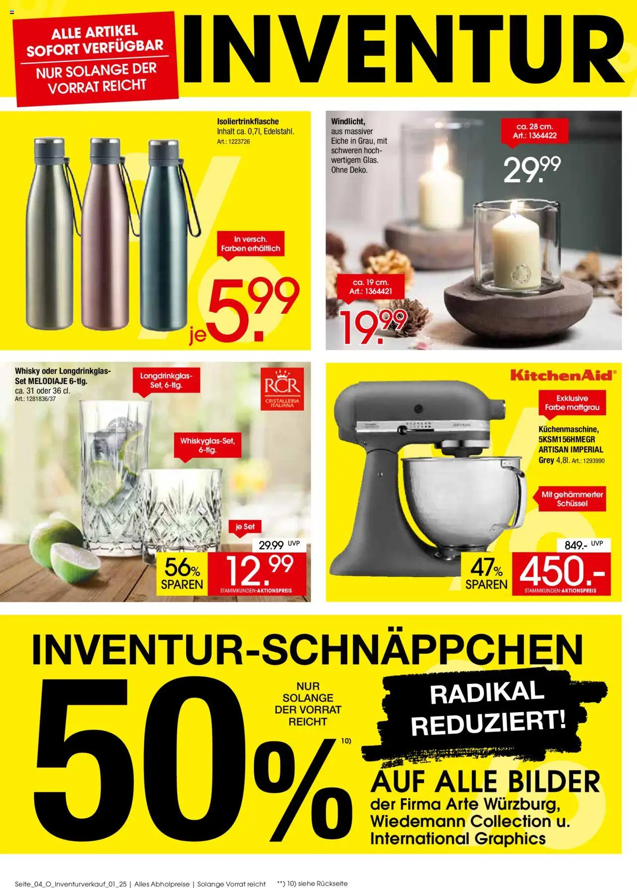 Zurbrüggen Inventurverkauf - Seite 4 - gültig ab 03.07.2025