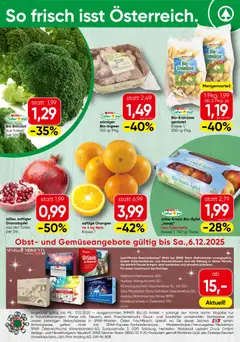 Vorschau Spar Obst & Gemüse - Salzburg  gültig ab 01.12.2025