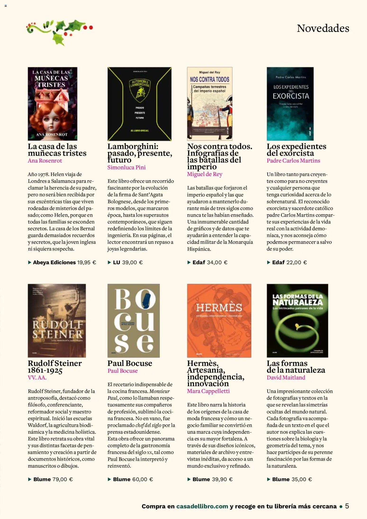 Casa del libro folleto - Página de 5 - Válido desde 01/11/2025