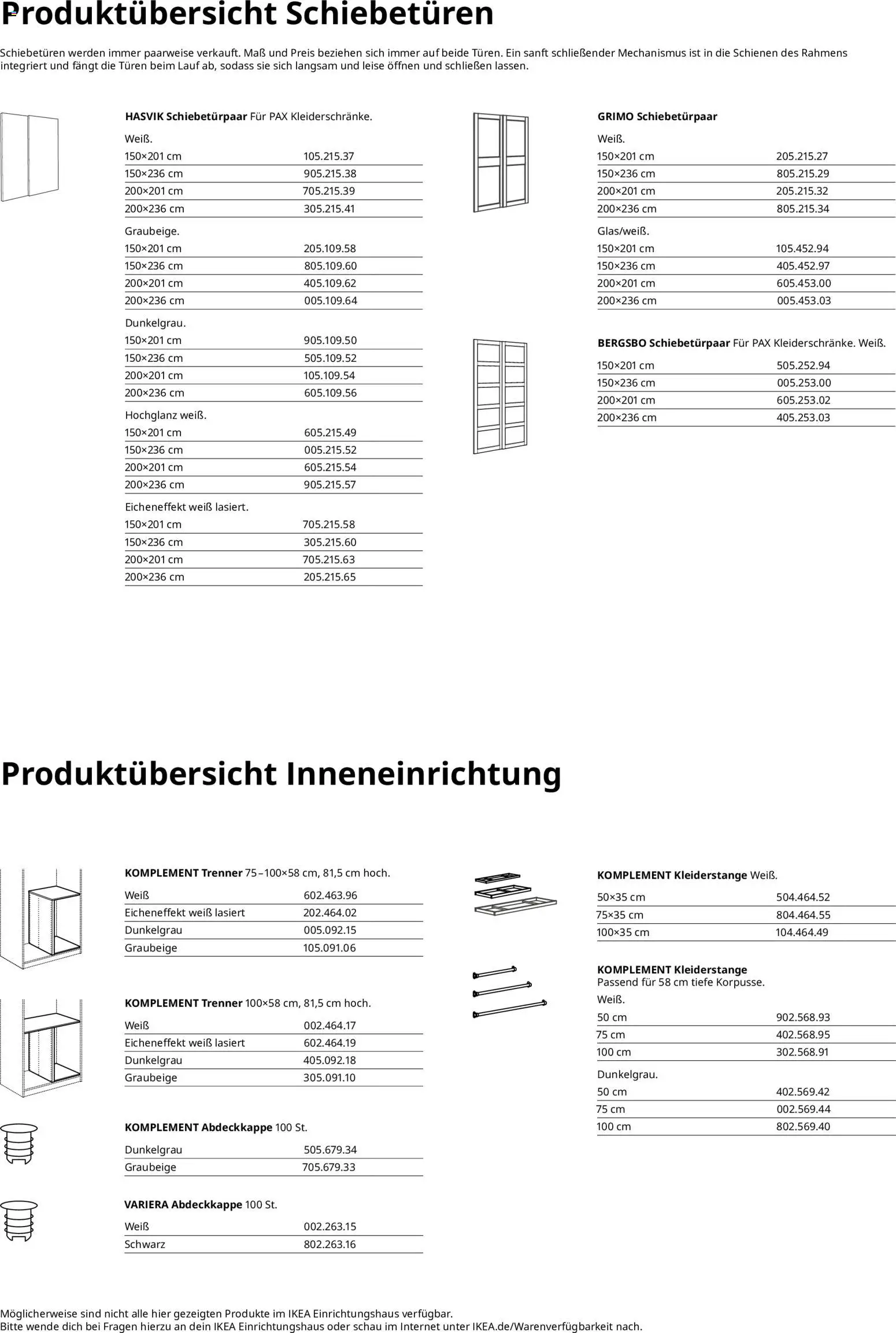 Ikea Individuelles Kleiderschranksystem  - Seite 9 - gültig ab 02.01.2026