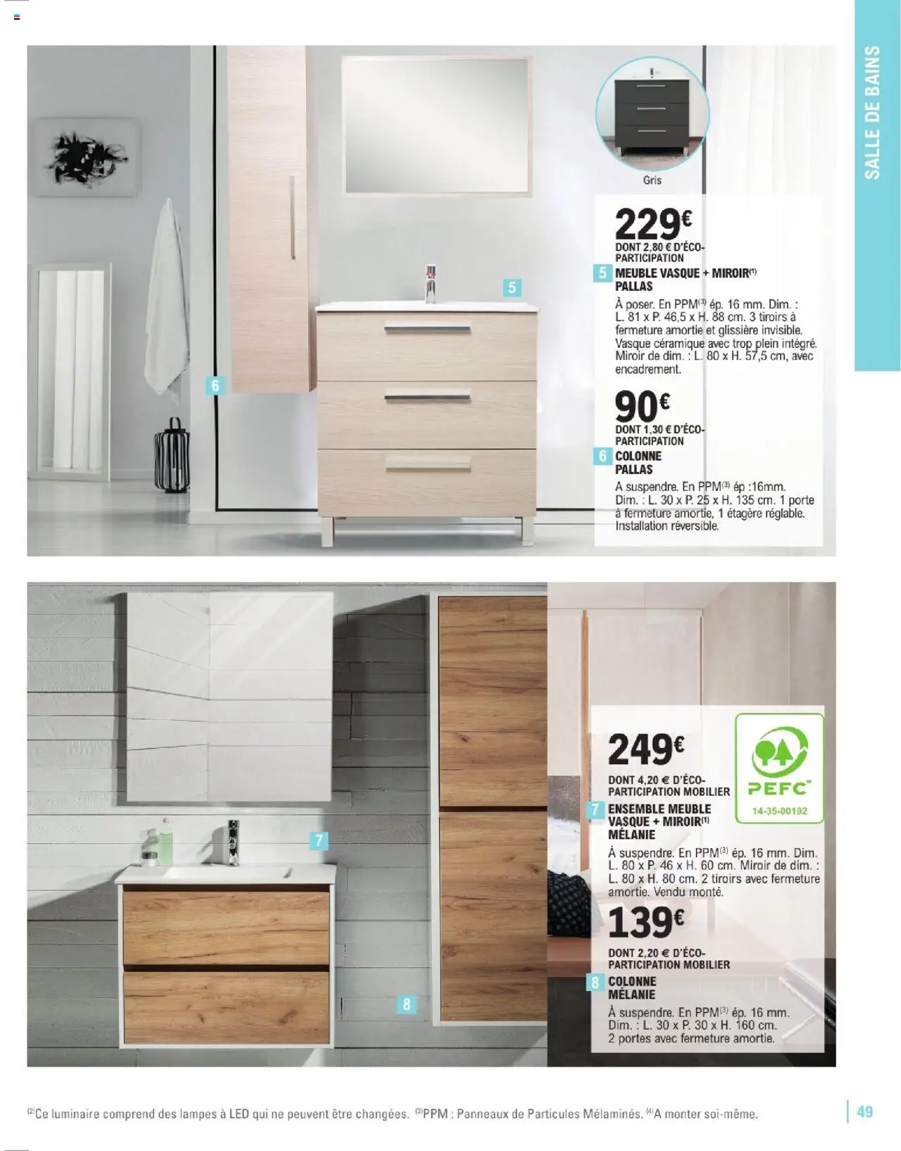 Brico E.Leclerc Guide aménagement intérieur - page 49 - valable à partir du 07/01/2025