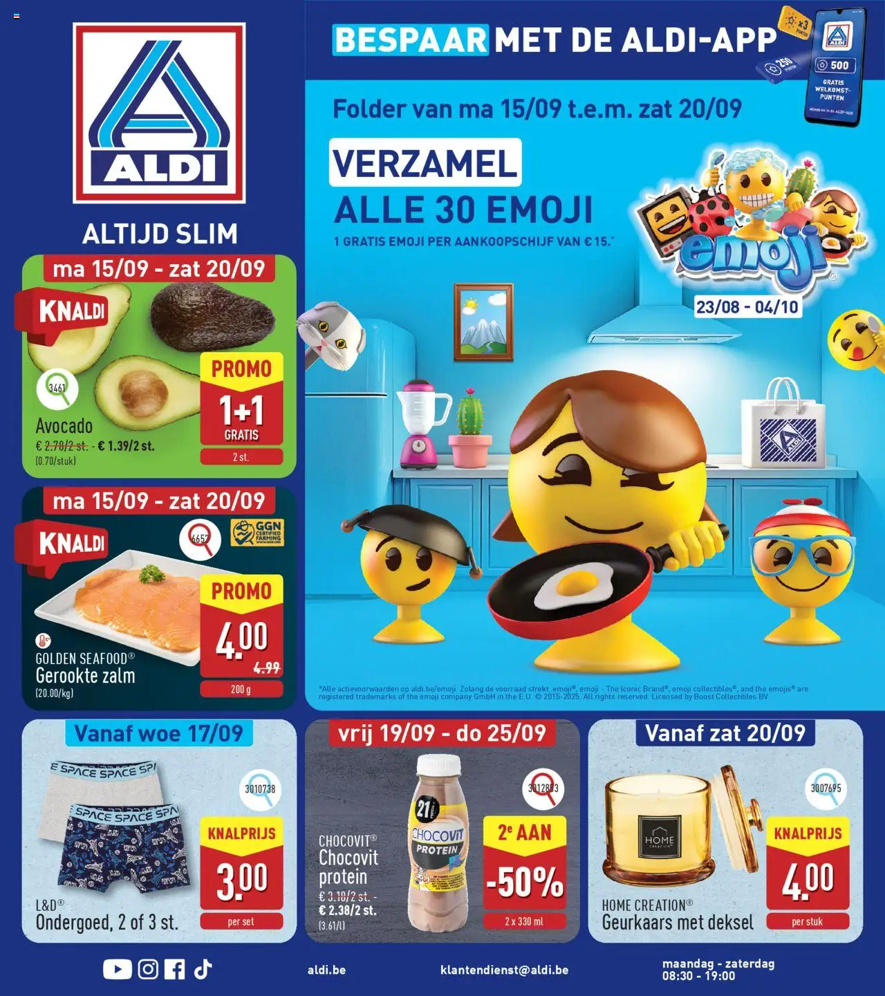 Aldi folder week 38 - pagina 1- geldig vanaf 15/09/2025