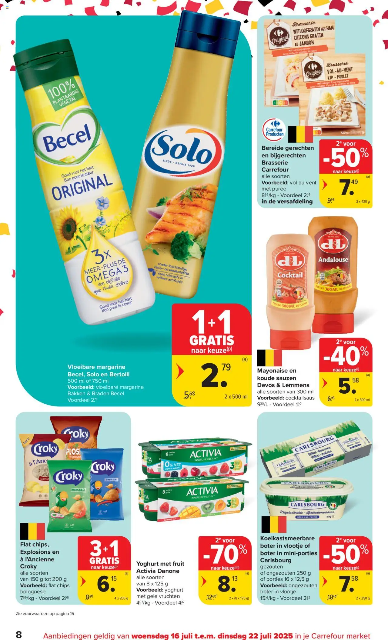 Carrefour - Market Promoties  - pagina 8- geldig vanaf 16/07/2025