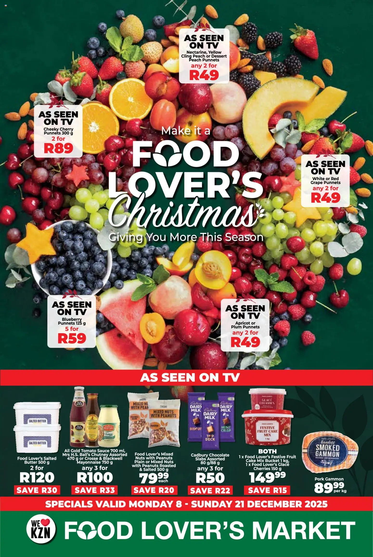 Food Lover's Market  - Christmas - page 1- valid from 08/12/2025
