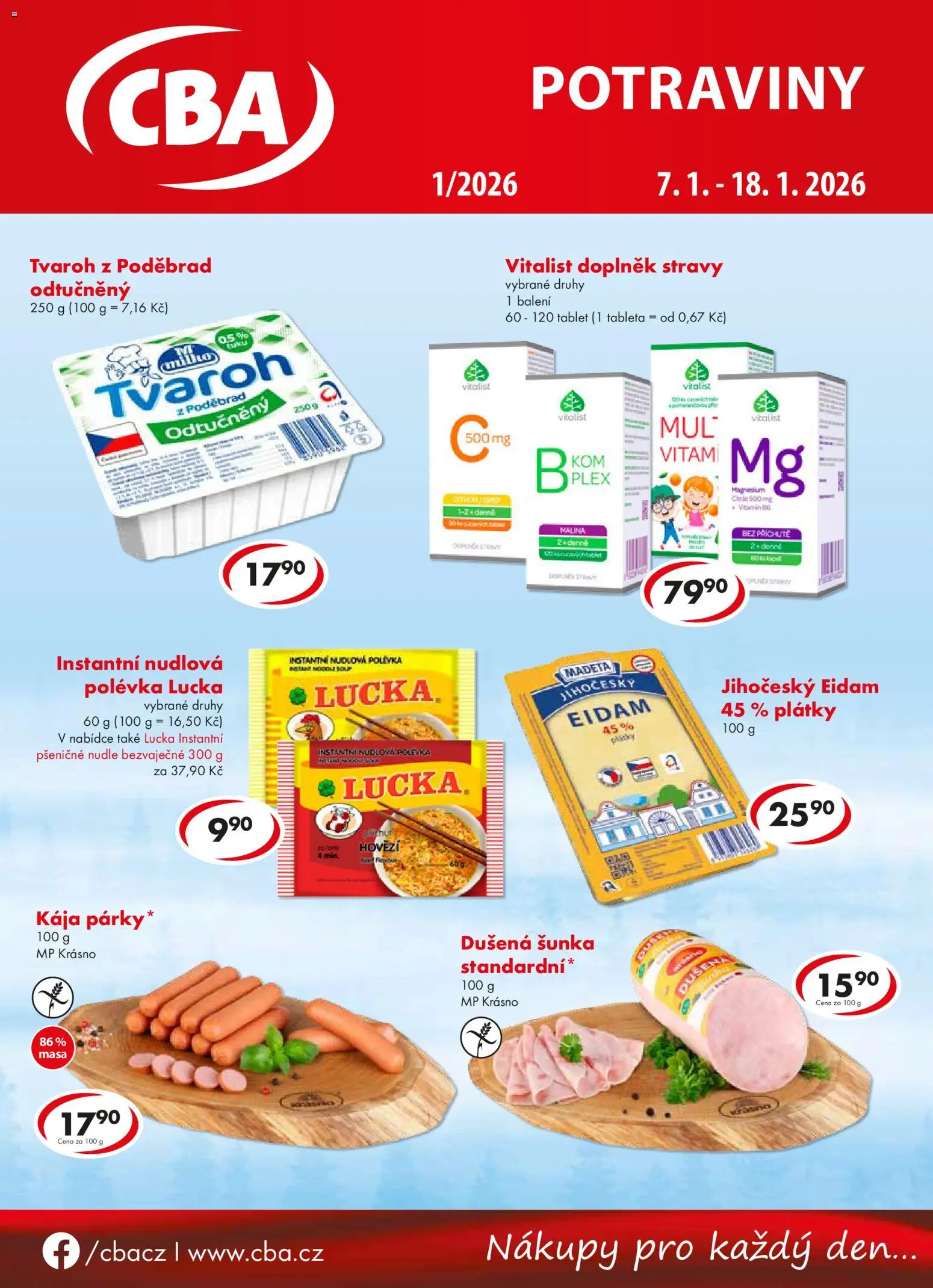 CBA leták - strana 1- platný od 07.01.2026