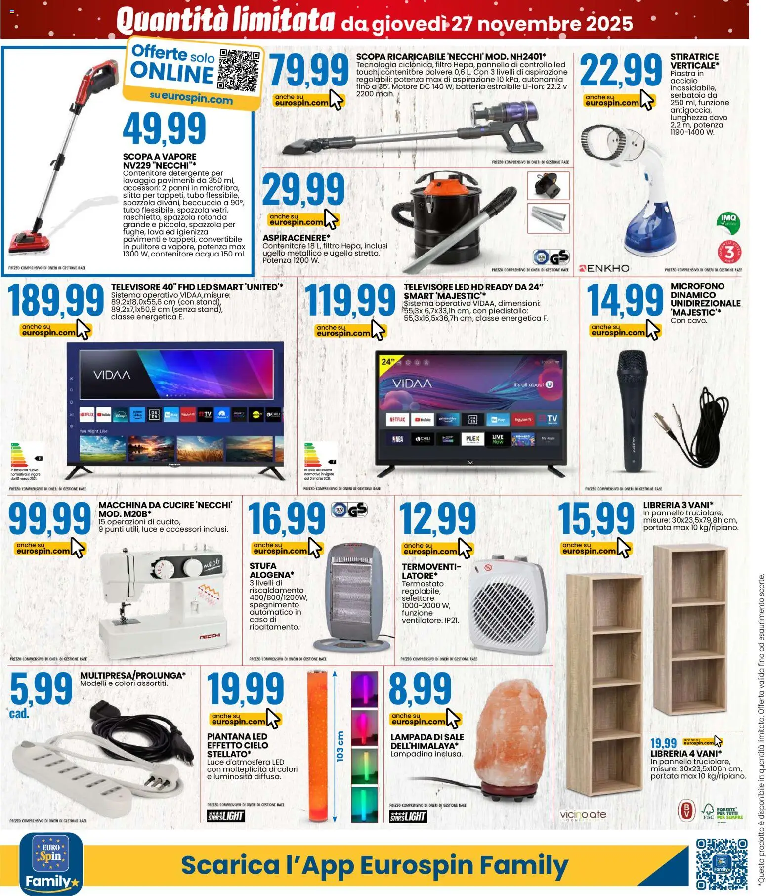 Volantino Eurospin	 - pagina 18 - valido dal 27/11/2025