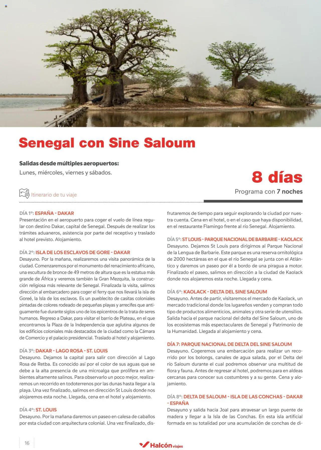 Halcón Viajes Senegal - Página de 16 - Válido desde 26/04/2024