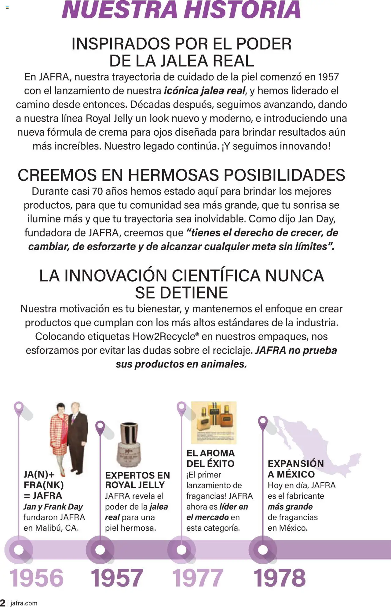 JAFRA folleto - Página de 2 - Válido desde 01/08/2025