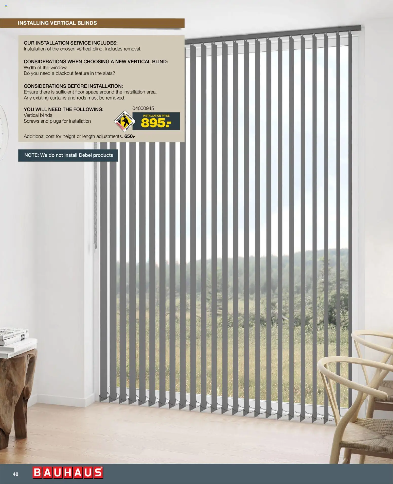 Bauhaus - Installation Service - ENGLISH - page 48- valid from 01/01/2026