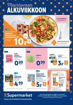 Esikatselu K-Supermarket tarjoukset voimassa alkaen 15/09/2025