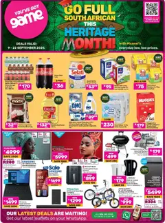 Preview Game - Go Full South African This Heritage Month valid from 09/09/2025