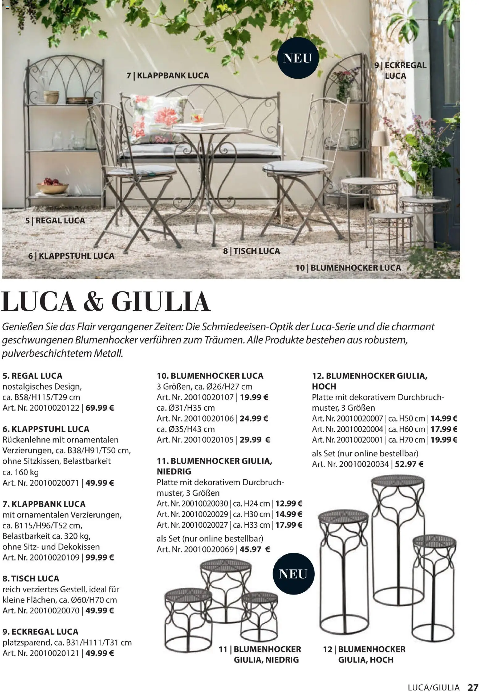 Dehner Gartenmöbel Trends 2026 - page 27- valid from 29.01.2026