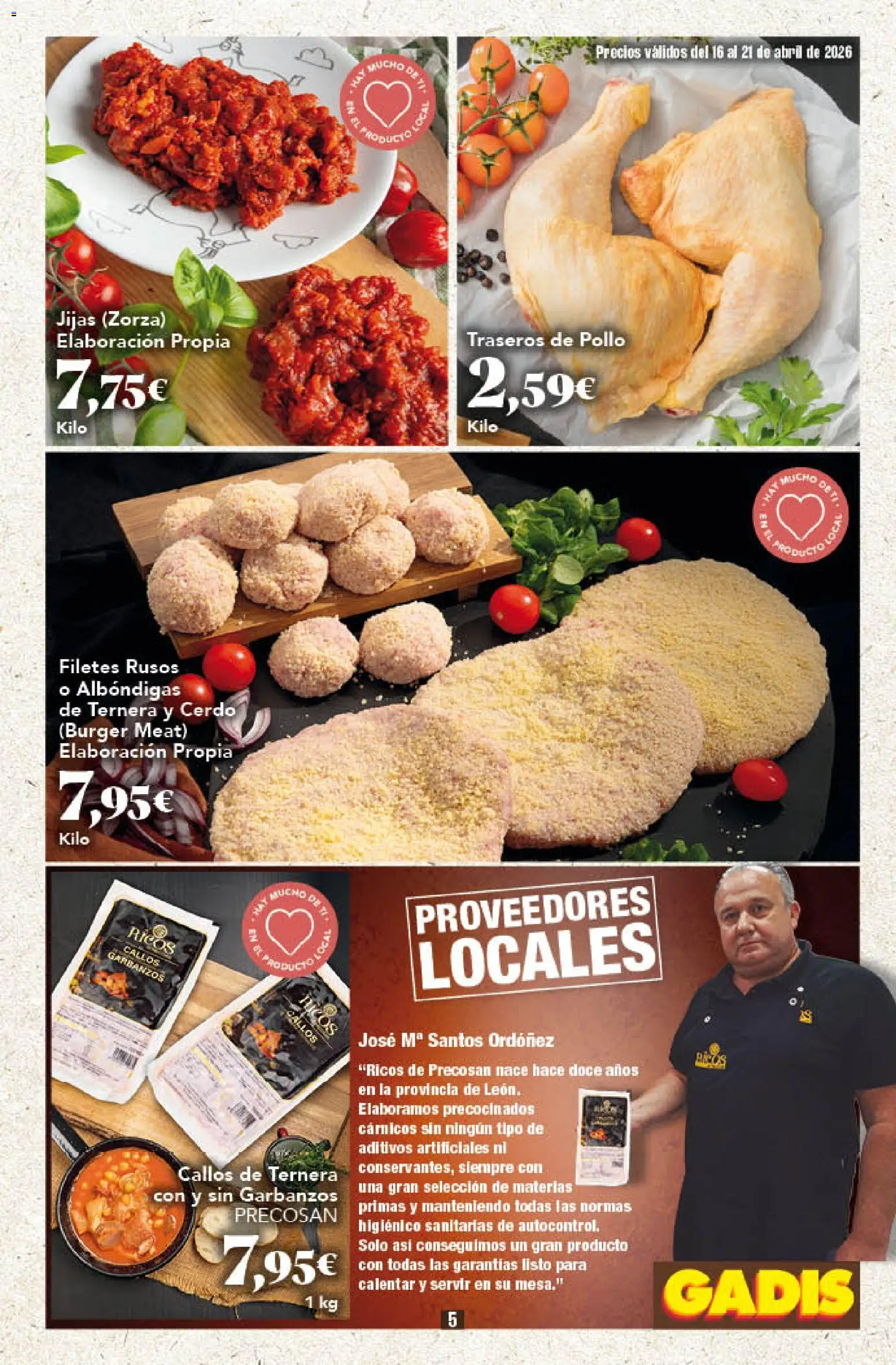 Gadis folleto - Página de 5 - Válido desde 16/04/2026