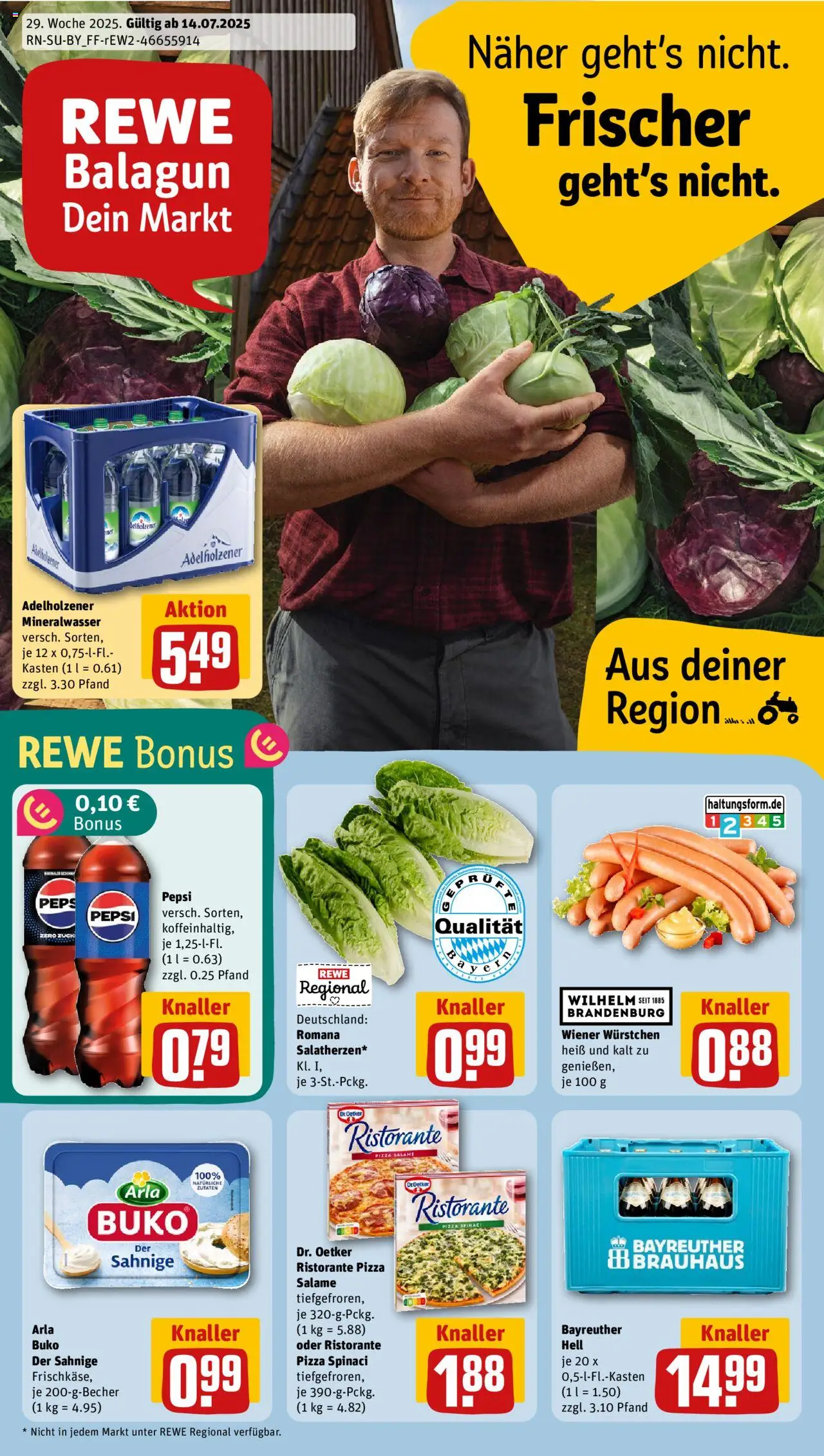 Rewe DE - DE Folder - pagina 1- geldig vanaf 14-07-2025