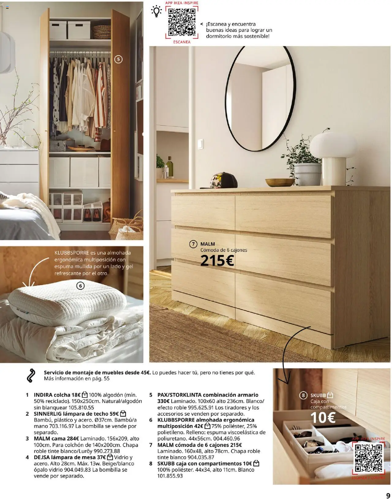 Catálogo IKEA Dormitorios - Página de 9 - Válido desde 01/09/2025