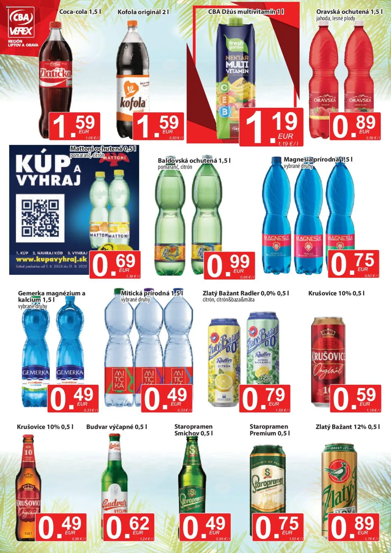 CBA Verex leták - strana 10- platný od 17.07.2025