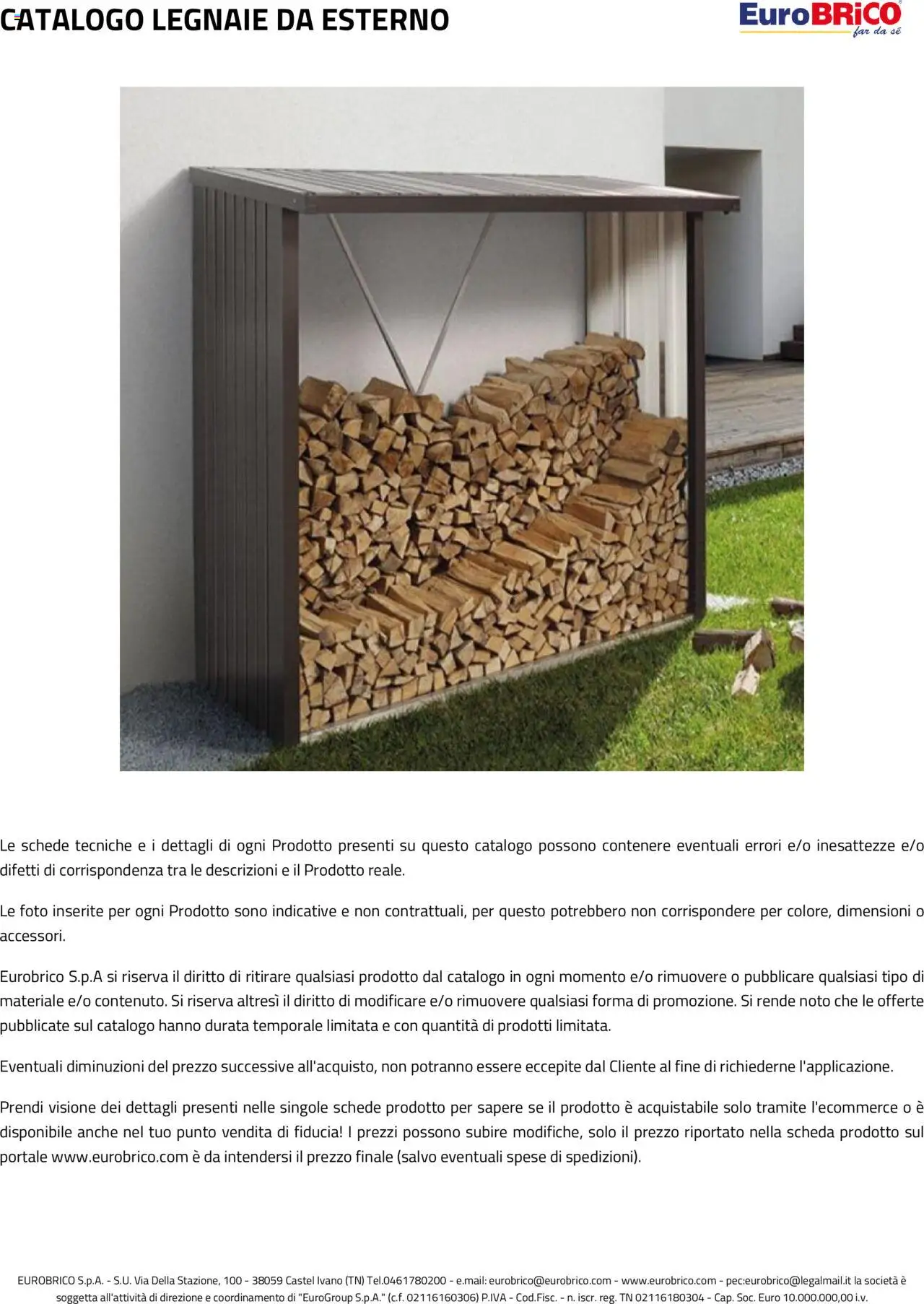 Eurobrico Legnaie da esterno catalogo - pagina 12 - valido dal 23/07/2025
