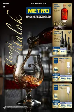 Előnézet Metro - Ünnepi Italok katalógus érvényes 2025.11.02.-tól