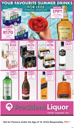 Preview President Hyper Liquor Specials valid from 24/02/2026