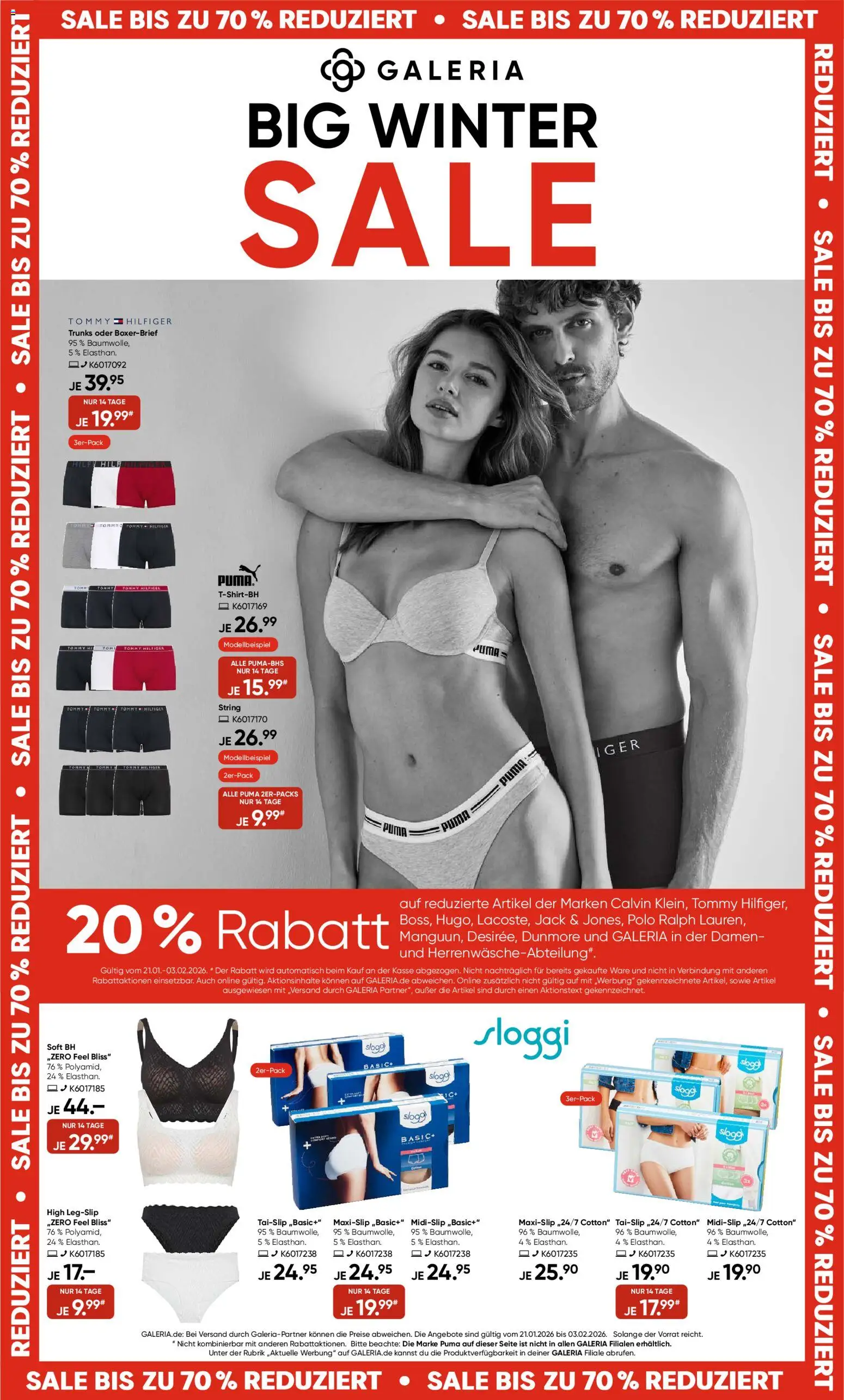 Galeria Karstadt Kaufhof Prospekt 	 - Seite 1 - gültig ab 21.01.2026