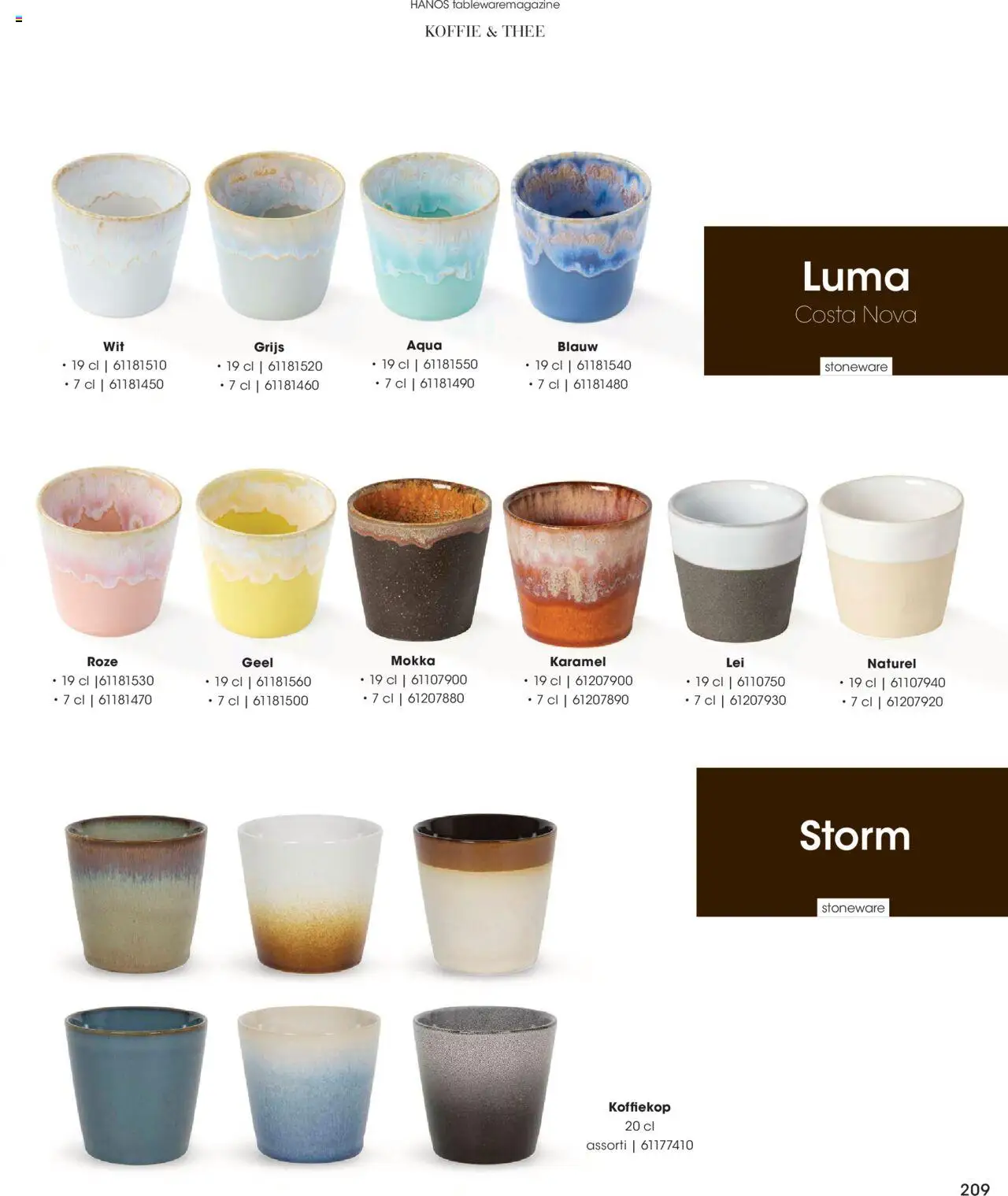 Hanos - Tableware magazine 2025-2026 - page 209- valid from 01-09-2025