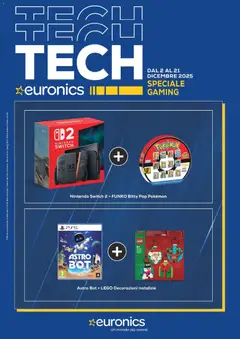 Anteprima Euronics Gaming catalogo valida dal 02/12/2025