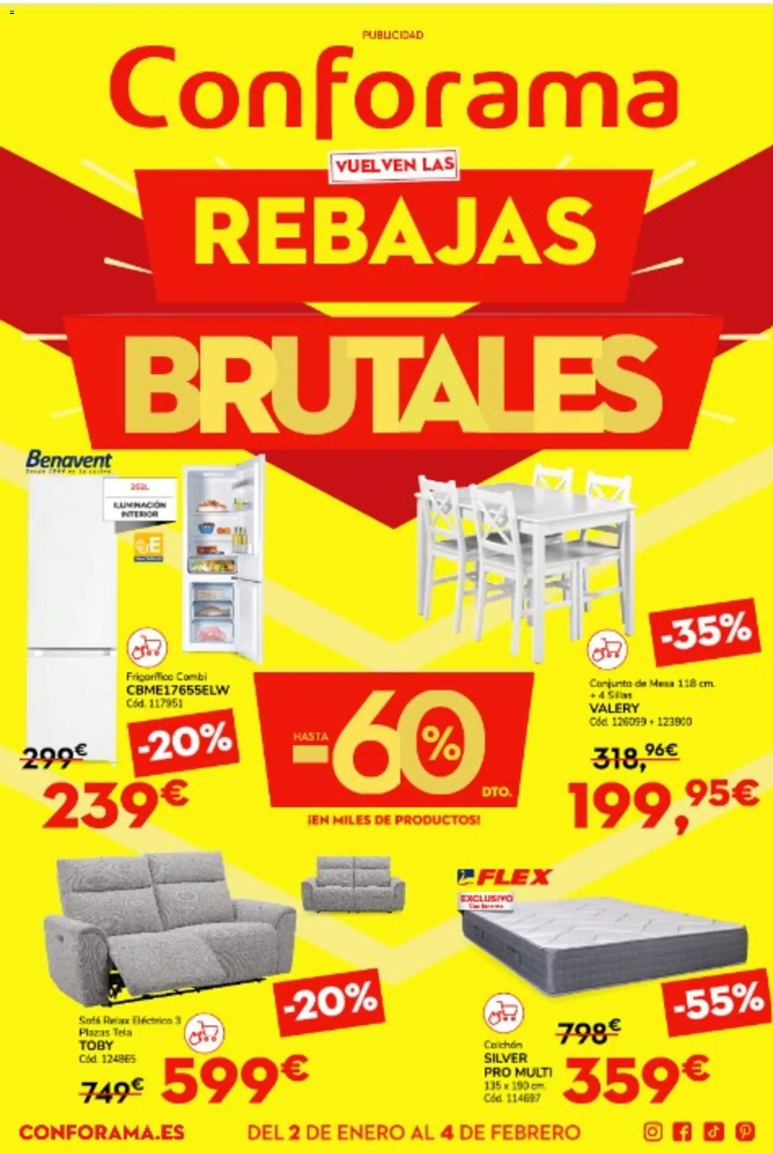 Conforama folleto - Página de 1 - Válido desde 02/01/2026