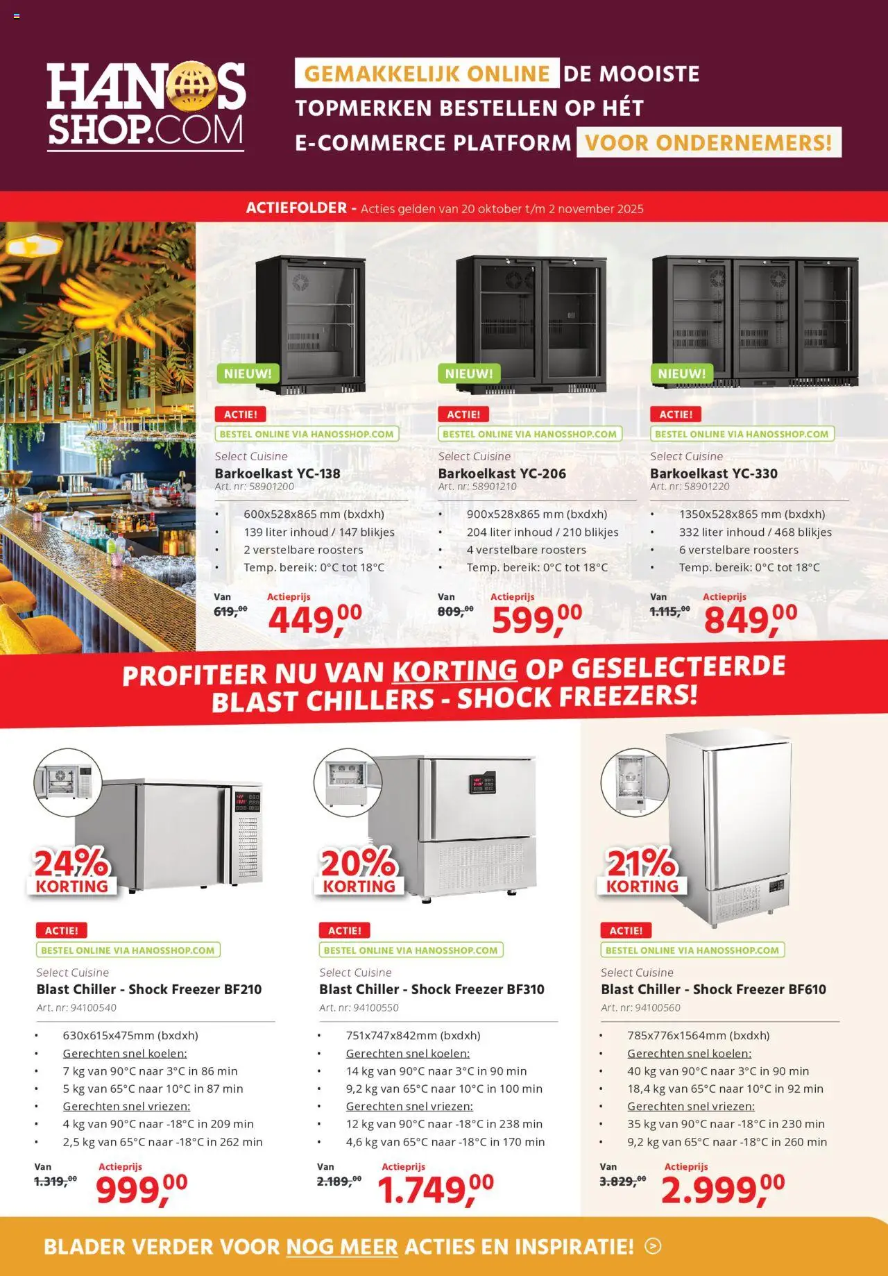 Hanos -  SHOP FOLDER  - pagina 1- geldig vanaf 20-10-2025