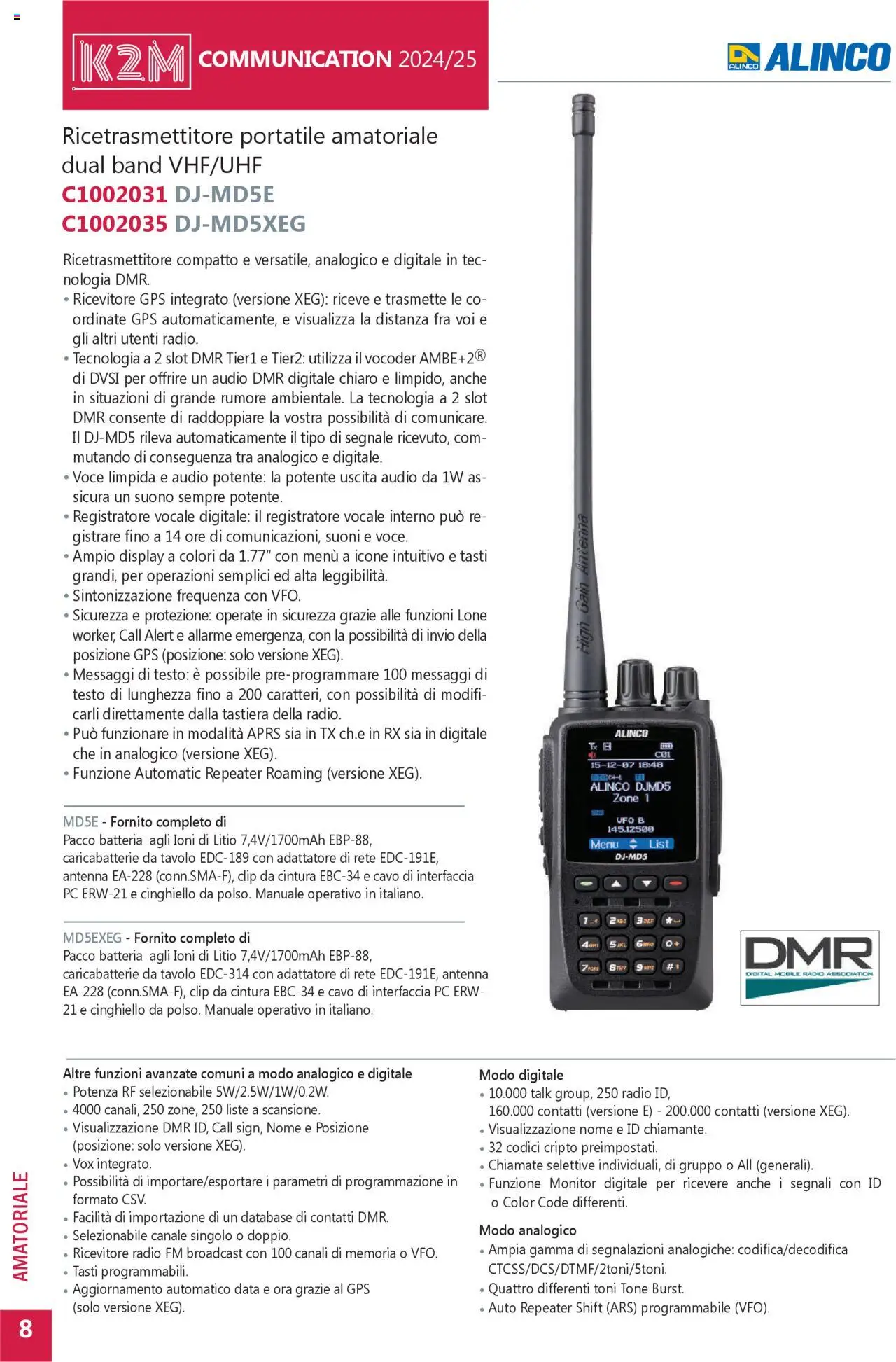 GBC Comunicazione K2M catalogo - pagina 8 - valido dal 31/05/2025