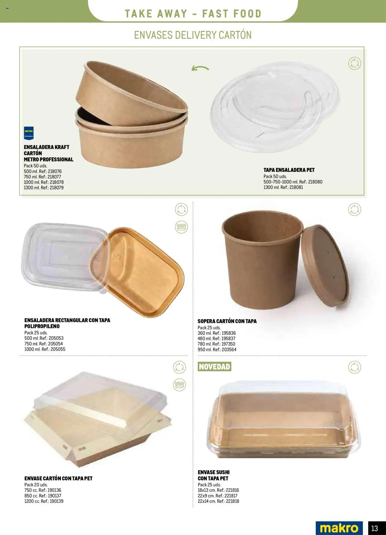 Makro - Catalogo Desechables Take Away Norte2 - Página de 13 - Válido desde 07/07/2025