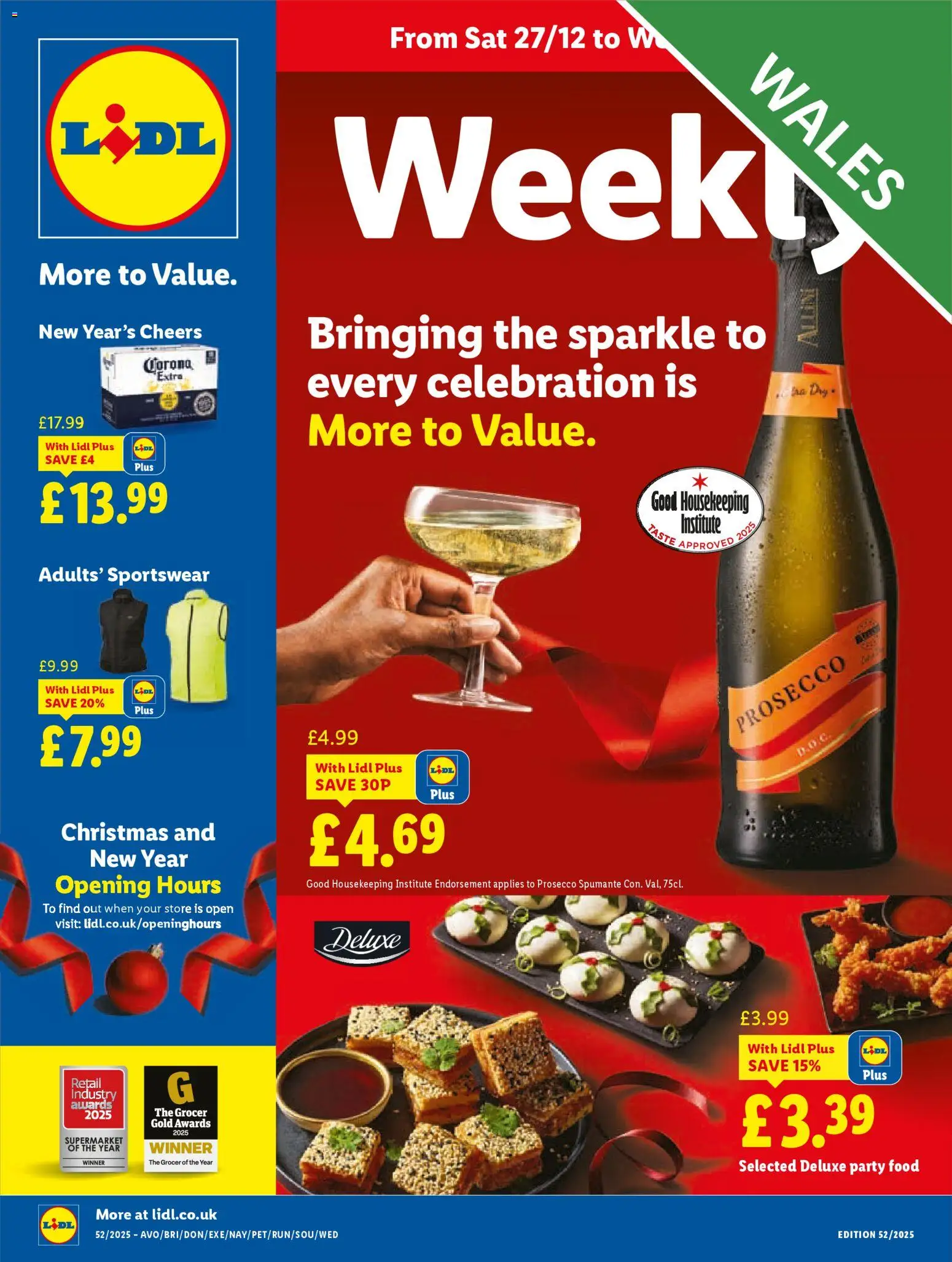 Lidl - Lidl Weekly Wales - page 1- valid from 27/12/2025