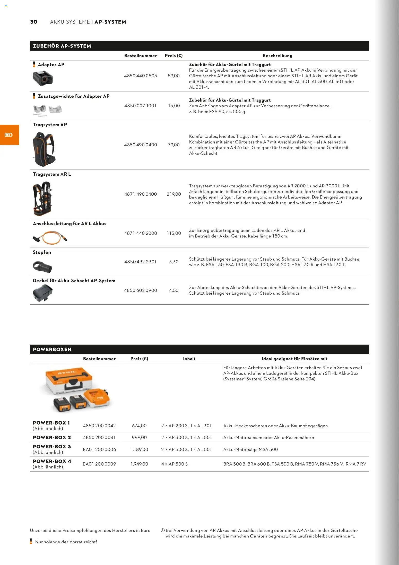 STIHL Katalog - Seite 30 - gültig ab 01.01.2026