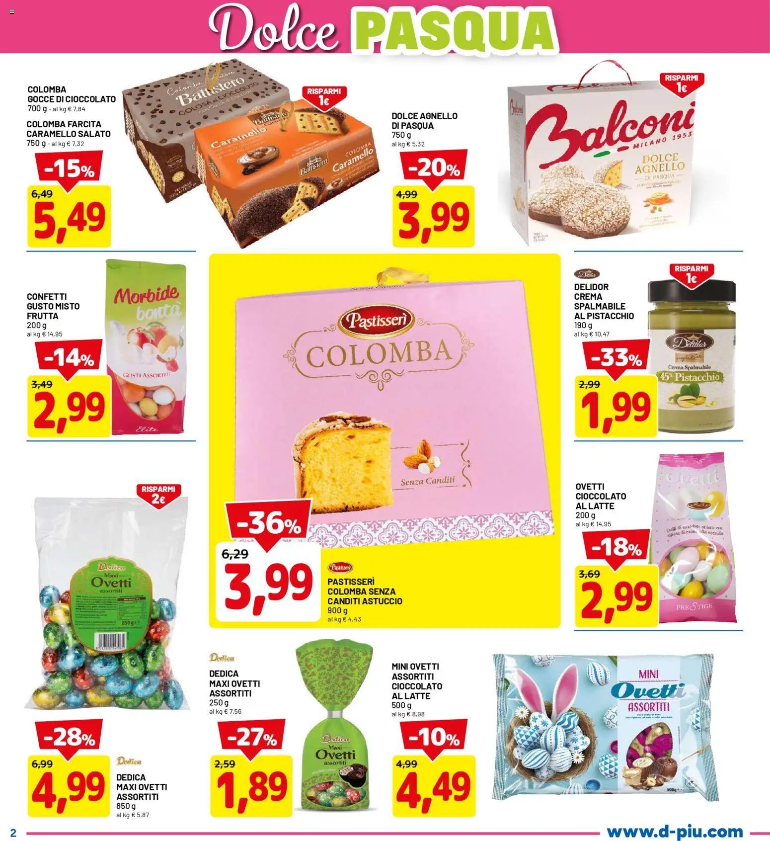 D Più volantino - pagina 2 - valido dal 26/03/2026