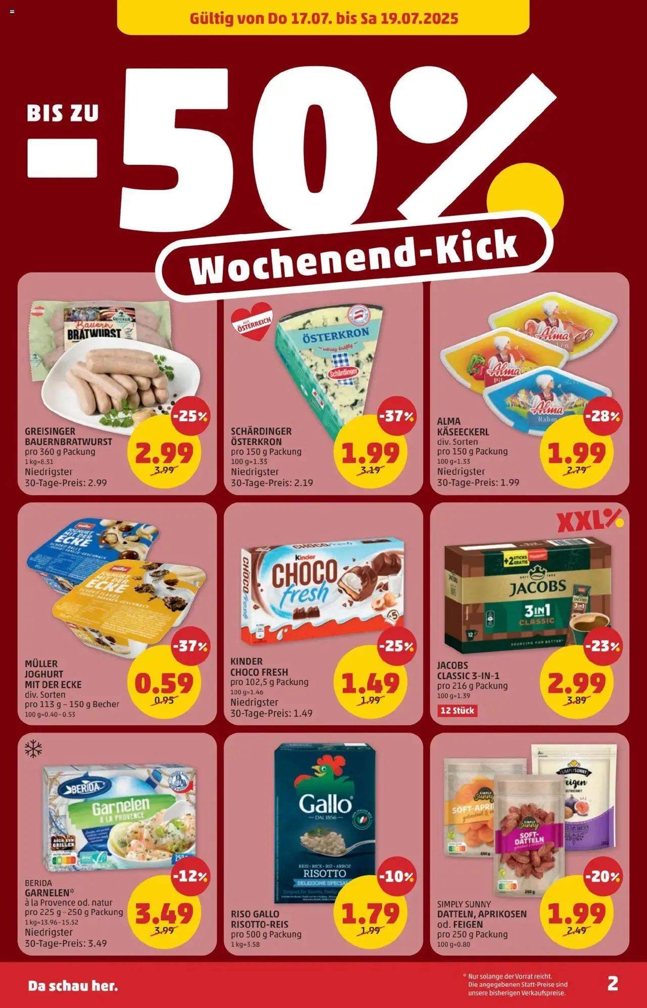 Penny Markt Flugblatt - Seite 2- gültig ab 17.07.2025